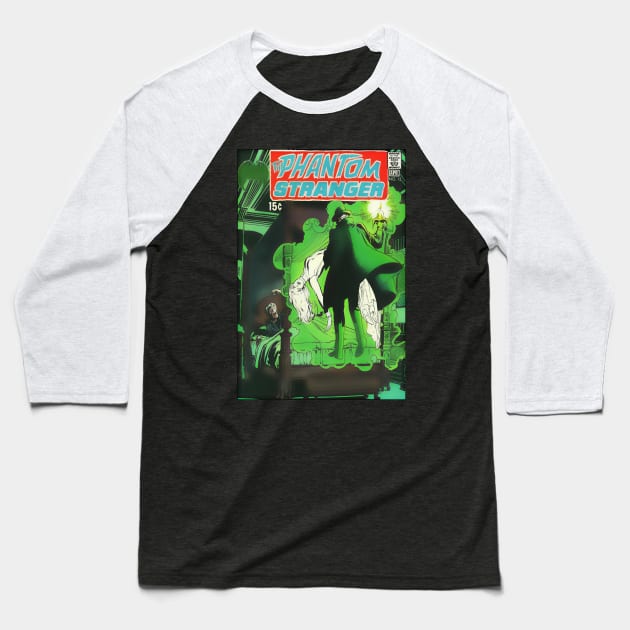 The Phantom Stranger #12 Baseball T-Shirt by Psychosis Media